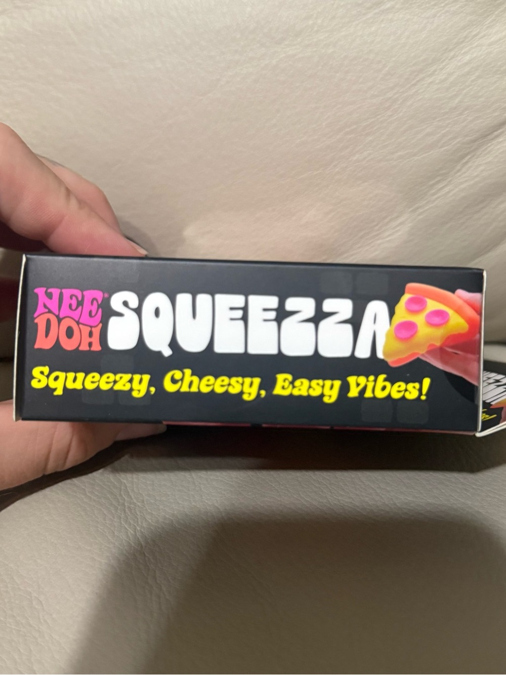 NEW NeeDoh Squeezza Pizza Slice Squishy Fidget Toy Schylling Authentic - Picture 2 of 4